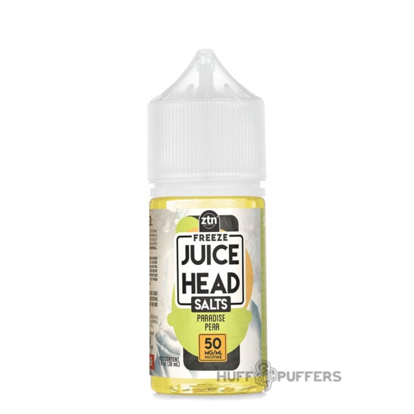 juice-head-freeze-salts-paradise-pear-e-juice paradise pear juice head freeze salt nicotine 30ml e-juice bottle