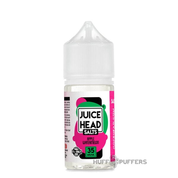 juice-head-salts-apple-watermelon-e-juice apple watermelon juice head salt nicotine 30ml e-juice bottle