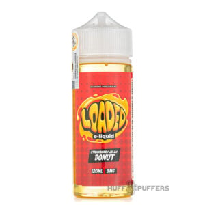 loaded-e-liquids-strawberry-jelly-donut-120ml loaded e-liquids strawberry jelly donut 120ml