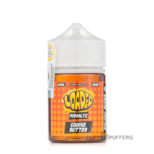 loaded-podsaltz-cookie-butter-salt-nicotine-e-juice loaded podsaltz cookie butter salt nicotine e-juice 60ml