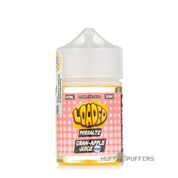 loaded-podsaltz-cran-apple-juice-iced loaded podsaltz cran apple iced e-juice salt nicotine 60ml
