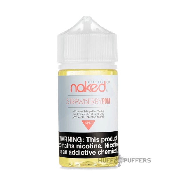 naked-100-menthol-strawberry-pom-e-juice strawberry pom naked 100 menthol e-juice 60ml bottle
