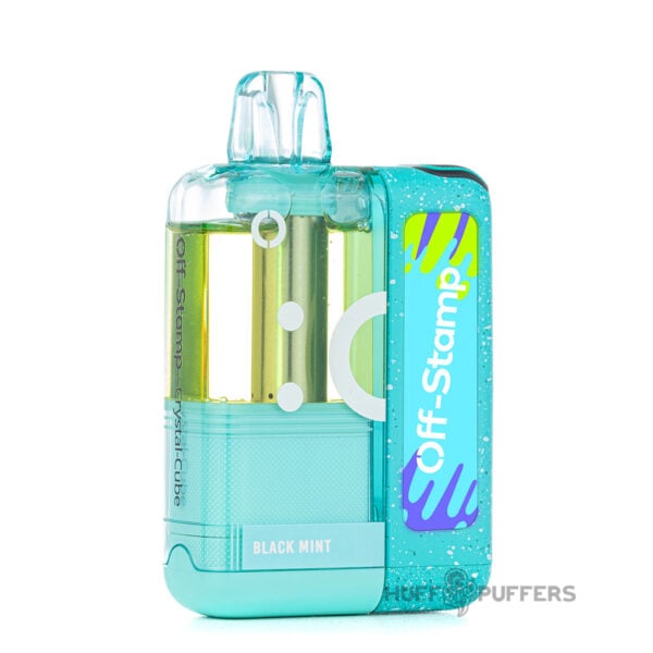 off-stamp-x-cube-crystal-kit-disposable-vape-black-mint Black Mint Off-Stamp X-Cube Crystal Kit