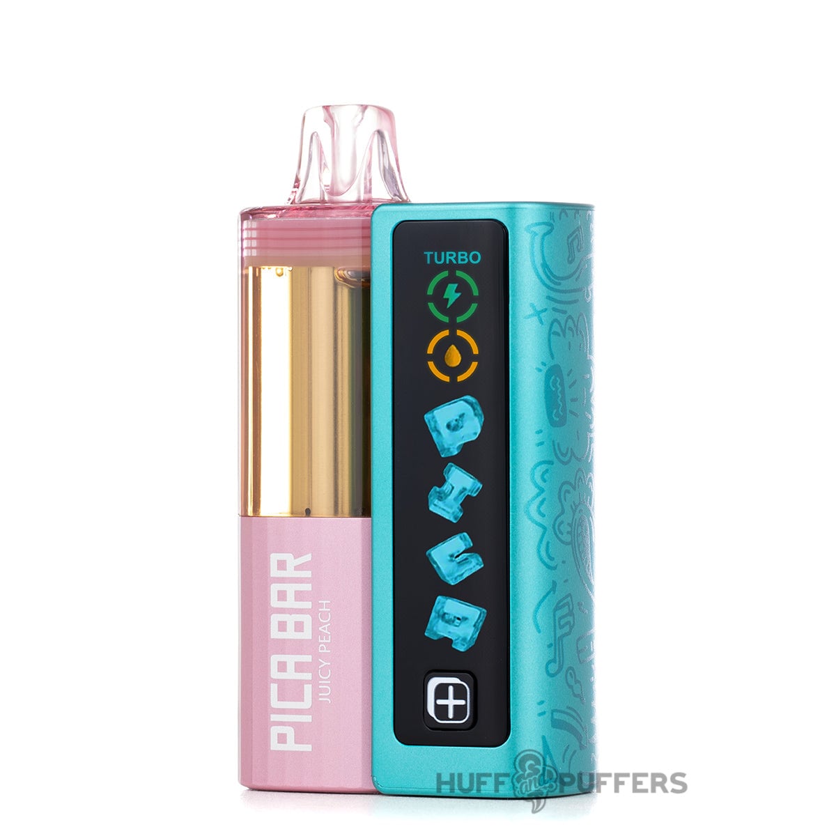 disposable vape bars Pica Bar Lucid 35K Kit PO#1957 Flavor:Kiwi Pineapple Peach VOOPOO DRAG Q Pod