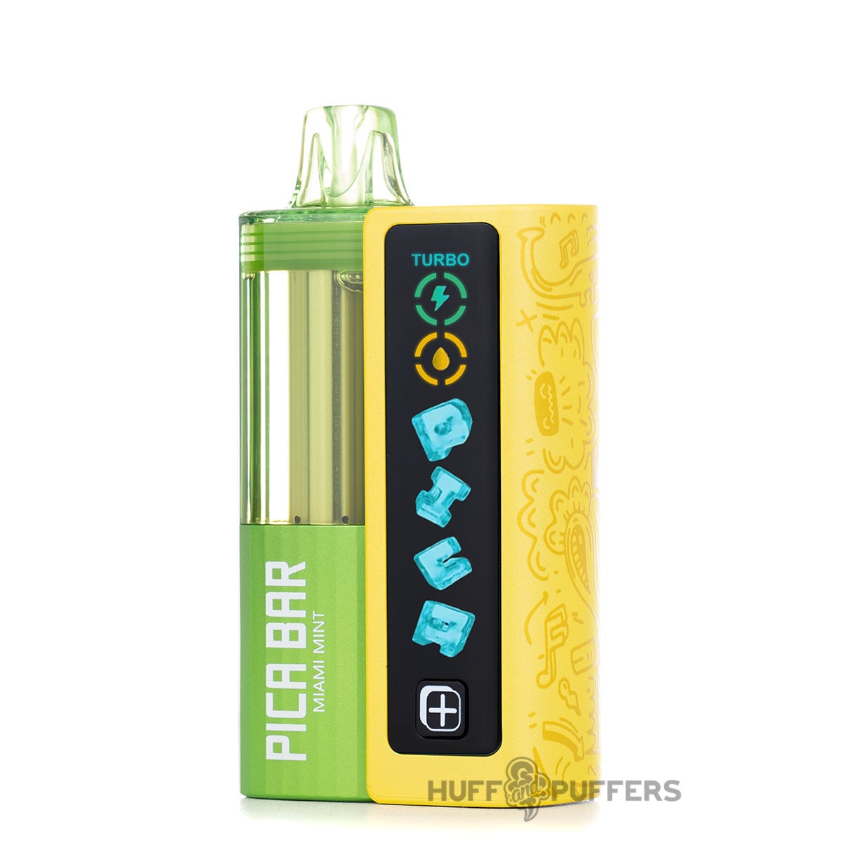 pica bar vape refill Lucid 35K Disposable Kit HQD Pod COLORS:SPRAY BLACK HQD Glaze 12000 -