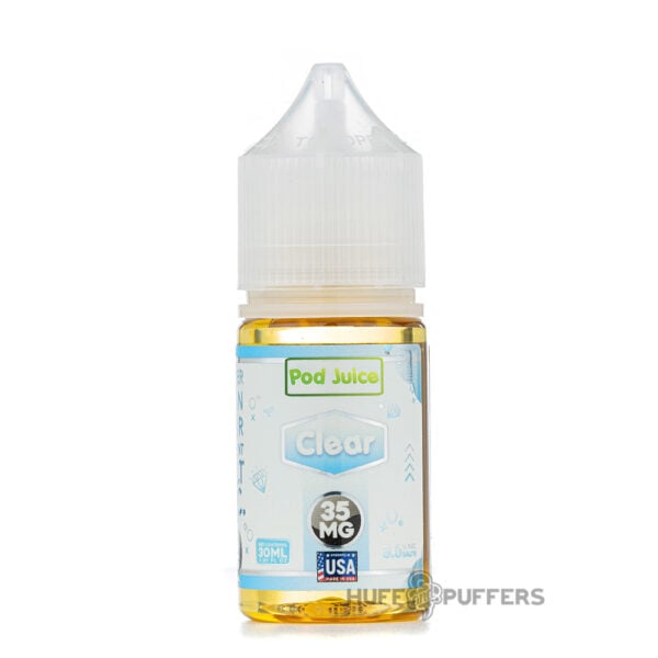 pod-juice-clear-salt-nicotine-e-juice pod juice clear salt nicotine e-juice 30ml