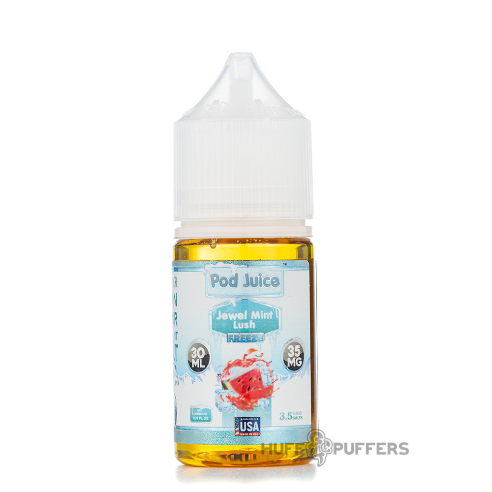 jewel vape flavors Mint Lush Freeze - Pod Juice Salt Nic 30mL Tropical Flavours Sour Apple Ice Geek Color:Anthracite