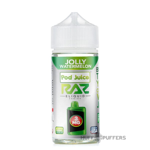pod-juice-x-raz-jolly-watermelon pod juice x raz eliquid series jolly watermelon 100ml e-juice bottle
