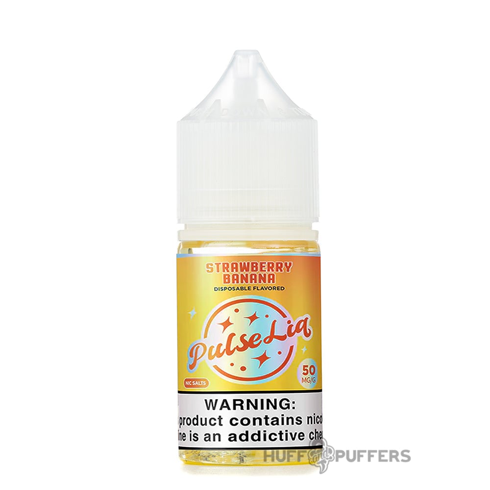 vape juice for geek bar Strawberry Banana - Pulse Liq Salt Nic Option:Pack of 3 strong flavor vape Geek Bar Pulse Blueberry