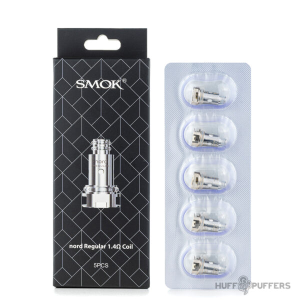 smok-nord-coils-regular-1.4-ohm Smok Nord Coils 1.4 ohm 5 pack with packaging