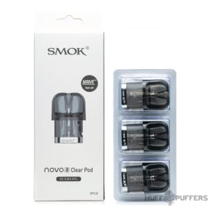 smok-novo-2-clear-pod-dc-mtl smok novo 2 clear pod 0.8 ohm mtl 3 pack with packaging