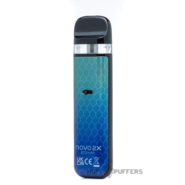 Smok Novo 2X Pod System Blue Cobra back view