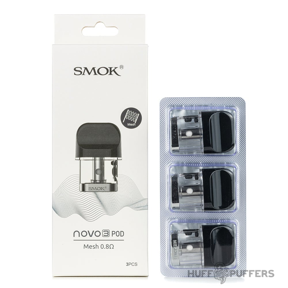 how long does a smok pod last Novo 3 Replacement Pods Legal Big Puff Select Flavor ::Blueberry Watermelon My Juul Is Not