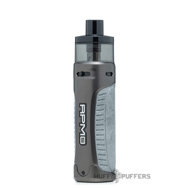 smok-rpm-5-pod-system-grey-leather-back-view Smok RPM 5 Pod System Grey Leather back view