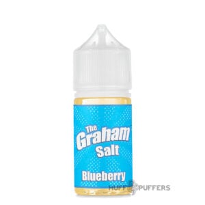 The Graham Slam Blueberry 30ml salt nicotine e-juice bottle