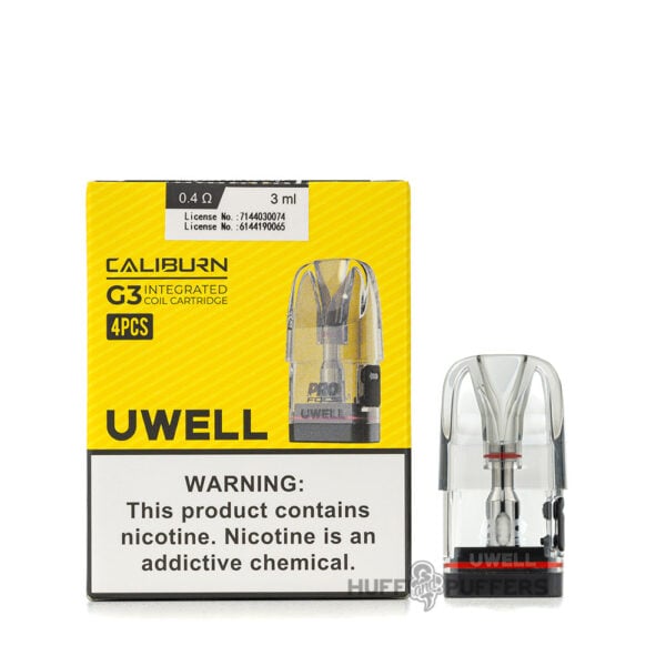uwell-caliburn-g3-pod-meshed-with-box uwell caliburn g3 pod 0.6 ohm meshed