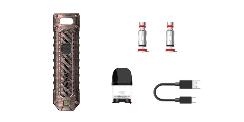 Uwell Caliburn Tenet Pod System package contents