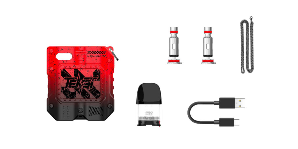 Uwell Caliburn Tenet Koko Pod System package contents