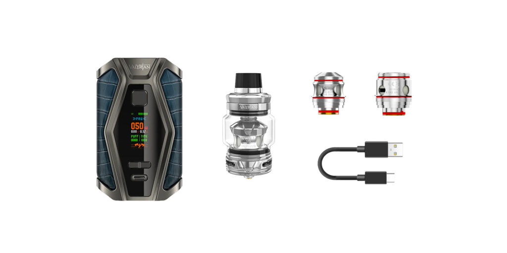Uwell Valyrian 3 Kit contents