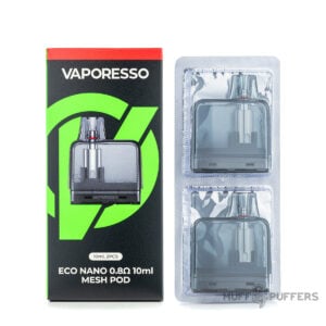 vaporesso-eco-nano-pods-0.8-mesh-10ml Vaporesso ECO Nano 0.8 ohm Mesh Pod 10mL
