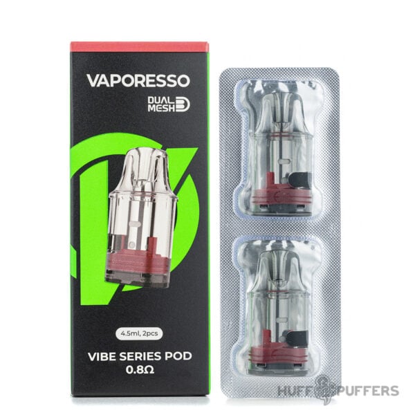 vaporesso-vibe-pod-dual-mesh Vaporesso Vibe Series Pod 0.8 ohm 2 pack with packaging
