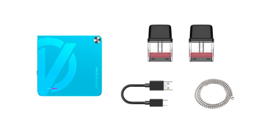 Vaporesso XROS 3 Nano Pod System package contents
