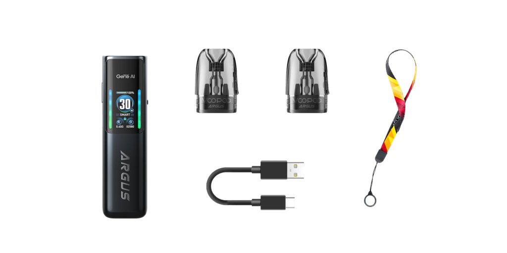 Voopoo Argus G2 Pod System package contents