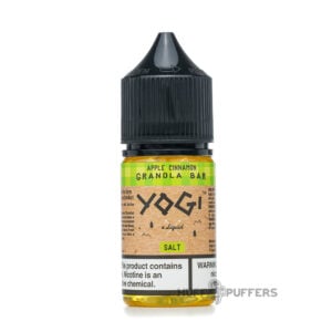 yogi salt apple cinnamon granola bar 30ml e-juice bottle