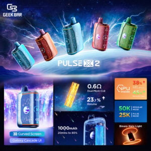 Geek Bar Pulse X 2 Disposable Vape features