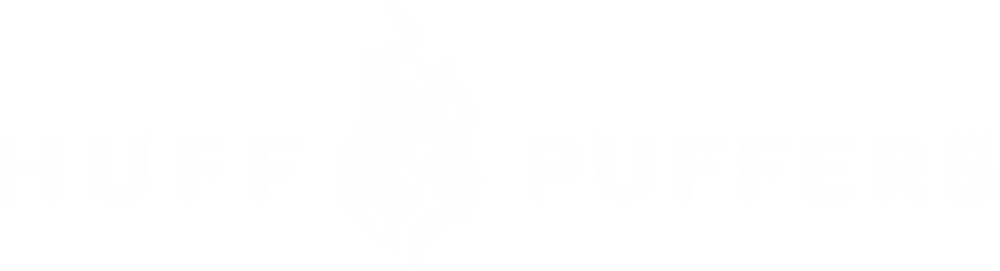 Huff and Puffers Logo White