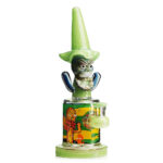 green Lookah 10" Cool Hooded Cactus Glass Dab Rig