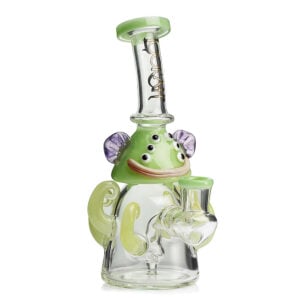 Lookah-Bong-Mini-Cute-Six-Eyes-Clown-Octopus-Dab-Rig-green green Lookah Mini Cute Six Eyes Clown Octopus Dab Rig