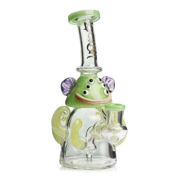Lookah-Bong-Mini-Cute-Six-Eyes-Clown-Octopus-Dab-Rig-green green Lookah Mini Cute Six Eyes Clown Octopus Dab Rig