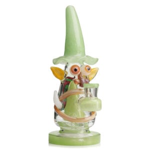 Lookah-Bong-Mini-Wizard-Dab-Rig-green green lookah mini wizard dab rig