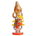 orange Lookah 11" Cool Skull Bone Glass Dab Rig