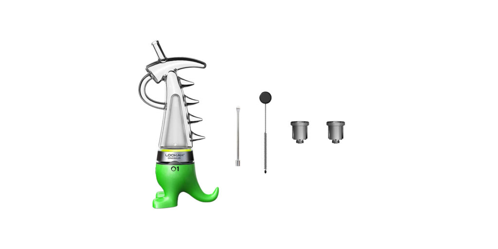 Lookah Dinosaur Electric Dab Rig package contents