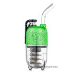 green black spatter lookah dragon egg dab rig