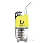 neon green lookah dragon egg dab rig