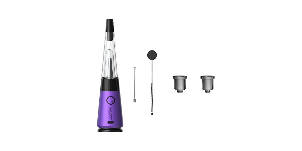 Lookah Unicotn Mini Electric Dab Rig package contents