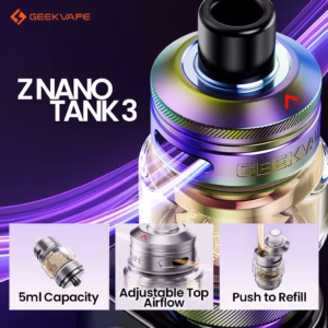 Geekvape Z Nano 3 Tank features