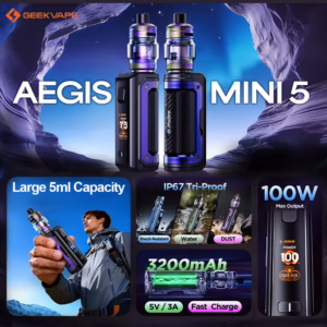 Geekvape Aegis Mini 5 Kit features