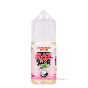 raz rx batch edition salt nic strawberry batch 30ml Raz RX Salt Strawberry Batch E-Juice 30mL