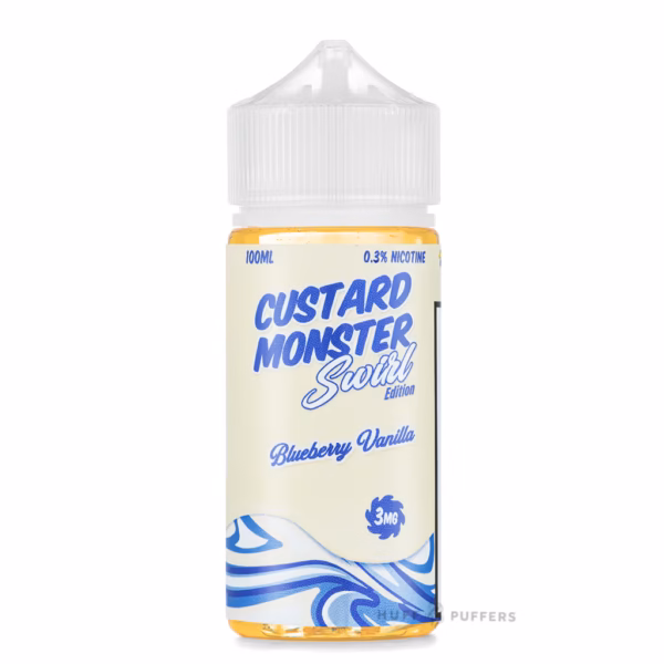 Custard Monster Swirl Blueberry Vanilla E Juice 100ml Custard Monster Swirl Blueberry Vanilla E Juice 100ml