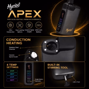 Hyrise Apex Vaporizer features