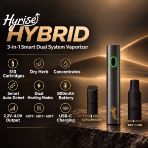 Hyrise Hybrid 510 Vaporizer specs