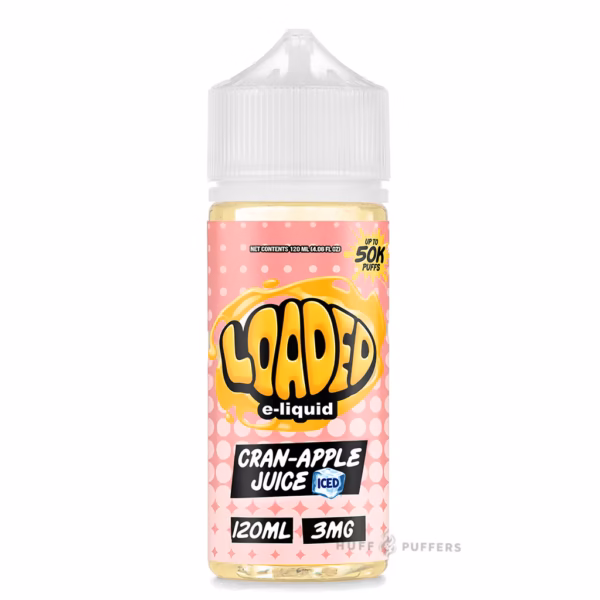 Loaded E-liquid cran apple juice iced 120mL Loaded E-Liquid Cran Apple Juice Iced 120mL