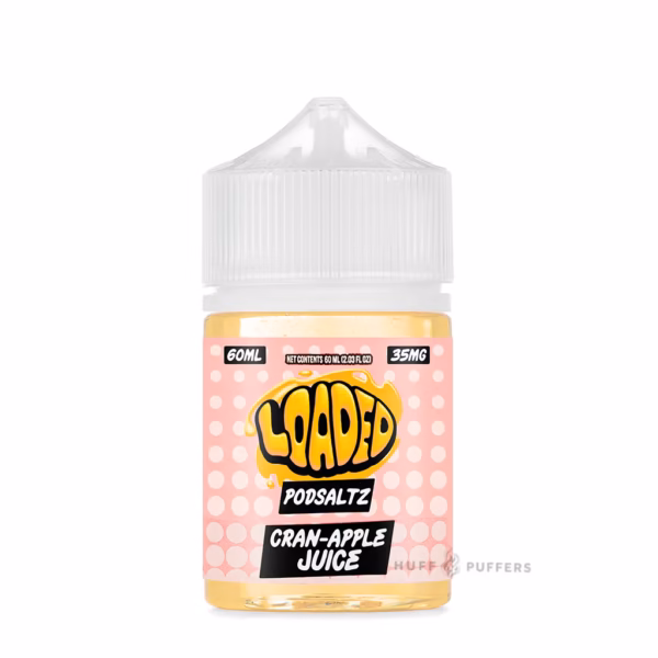 Loaded salt nic E-liquid cran apple juice 60mL Loded Salt Cran Apple Juice 60mL