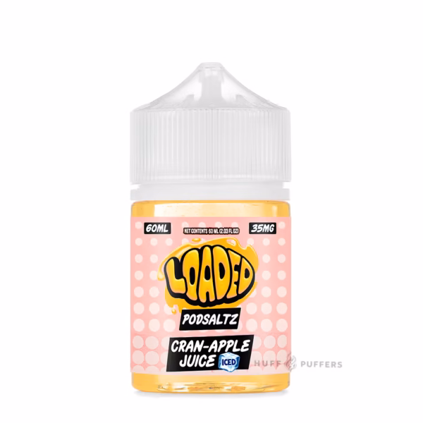 Loaded salt nic E-liquid cran apple juice iced 60mL Loded Salt Cran Apple Juice Iced 60mL