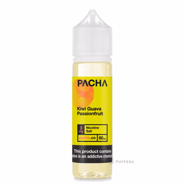 Pacha Kiwi Guava Passionfruit E Juice 60ml Pacha Kiwi Guava Passionfruit E Juice 60ml