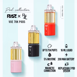 RAZ RYL Vue 70K Pod features